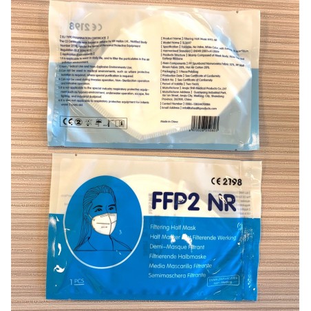 FFP2 NR Filtering Half Mask, Model SL3697