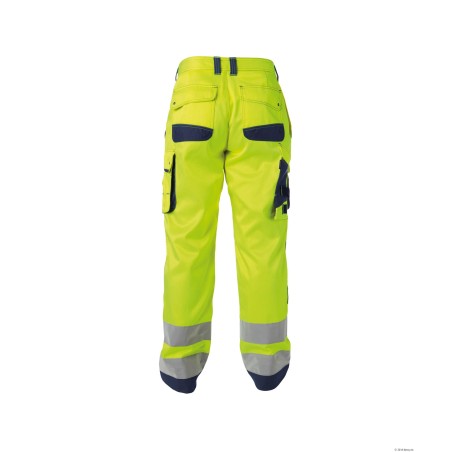 High Visibility work trousers with knee pockets 290 g - CHICAGO