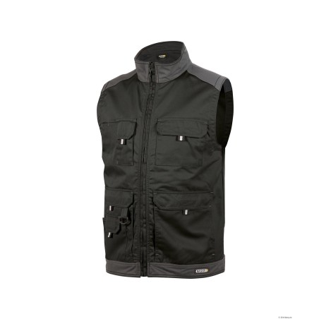 Two-tone sleeveless work jacket (245g) - FARO