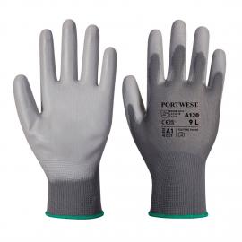 PU handschoenen grijs - A120
