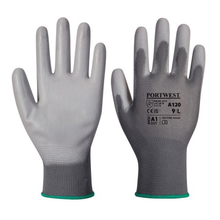 Gants Nylon enduit PU Gris - A120