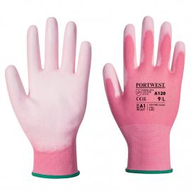 PU palm gloves Pink - A120