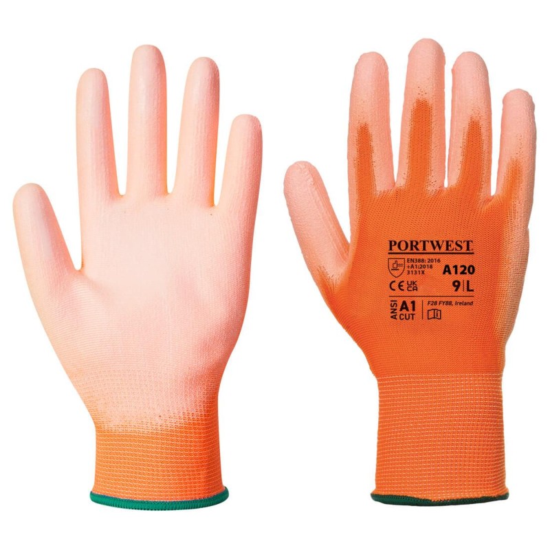 portwest pu palm glove a120