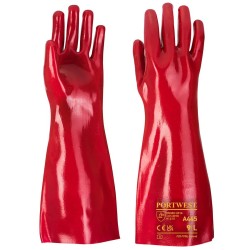 Gants PVC Rouge (45 cm) - A445