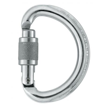 Mousqueton demi-rond multidirectionnel - OMNI SCREW-LOCK M37SL - PETZL