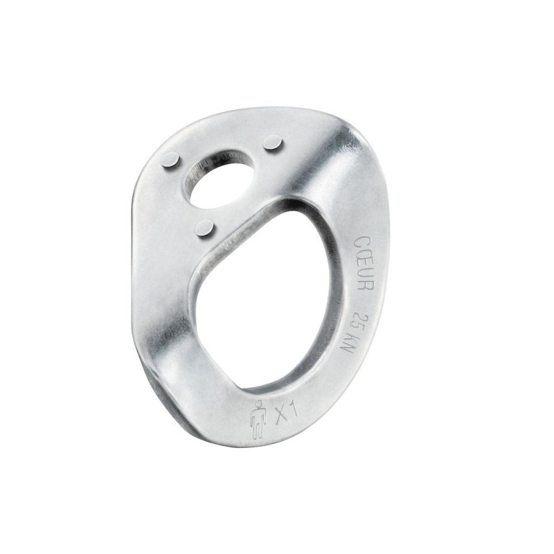 Plaquette d'amarrage 10 mm - COEUR STAINLESS Plaquette d'amarrage 10 mm - COEUR STAINLESS