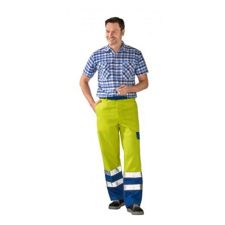 Trouser High Visibility Yellow/Bugatti - 5222