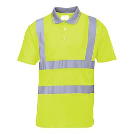 High Visibility short sleeves polo - S477