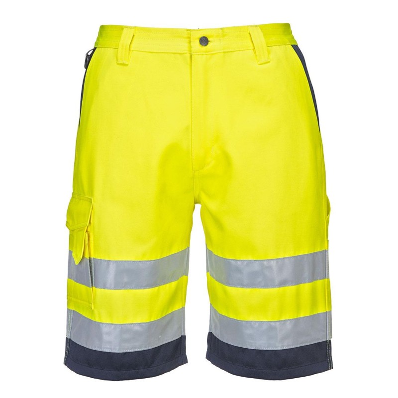 Hoge Zichtbaarheid polykatoen korte broek - E043 Hoge Zichtbaarheid polykatoen korte broek - E043