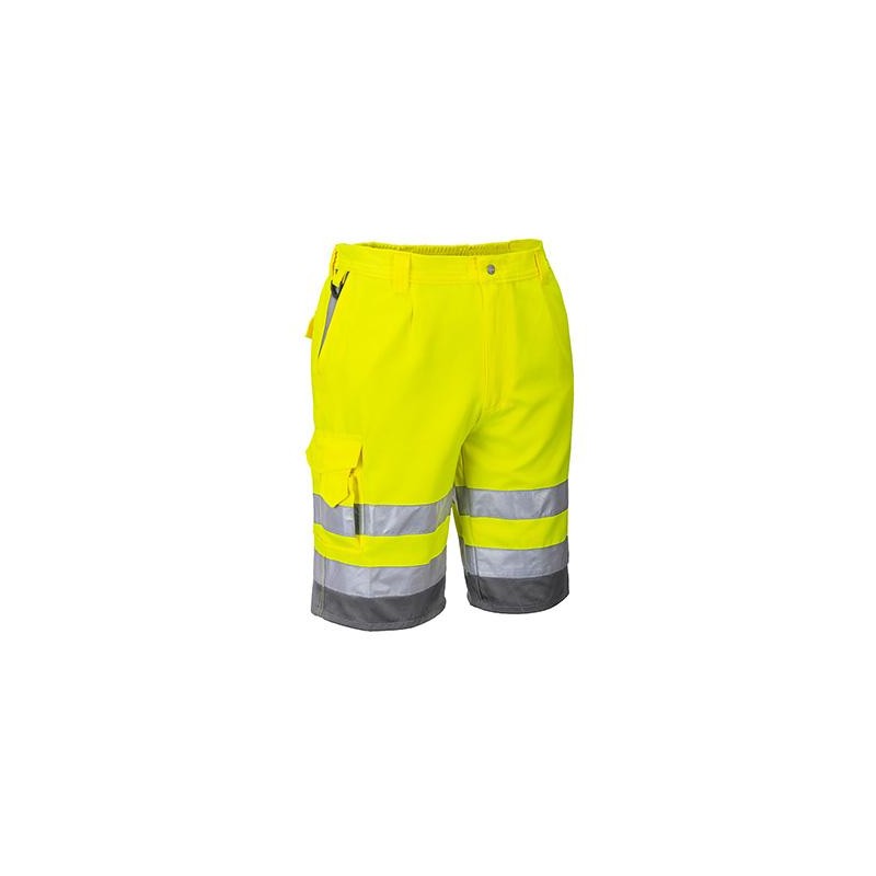 Hoge Zichtbaarheid polykatoen korte broek - E043 Hoge Zichtbaarheid polykatoen korte broek - E043