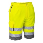 Hoge Zichtbaarheid polykatoen korte broek - E043