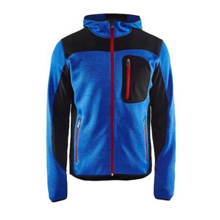 Gebreid vest met softshell - 4930