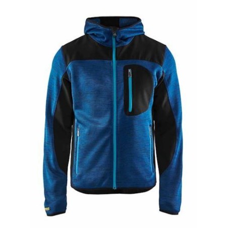 Gebreid vest met softshell - 4930