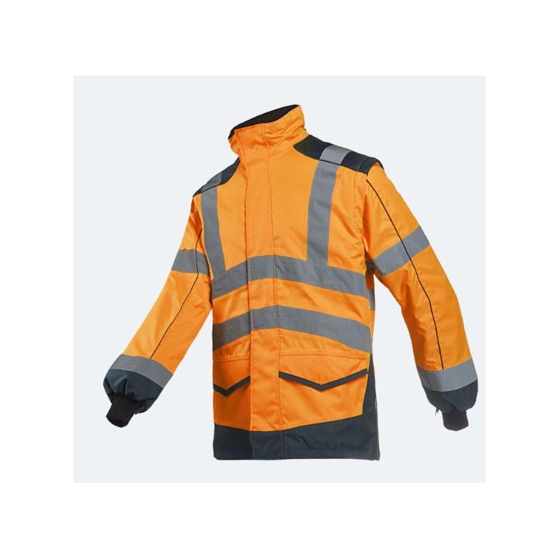 Blouson Haute Visibilité avec manches détachables - ALFORD Blouson Haute Visibilité avec manches détachables - ALFORD