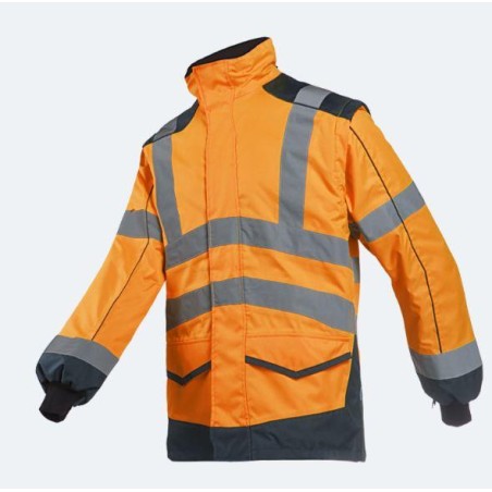 Jacket High Visibility with detachable sleeves - ALFORD