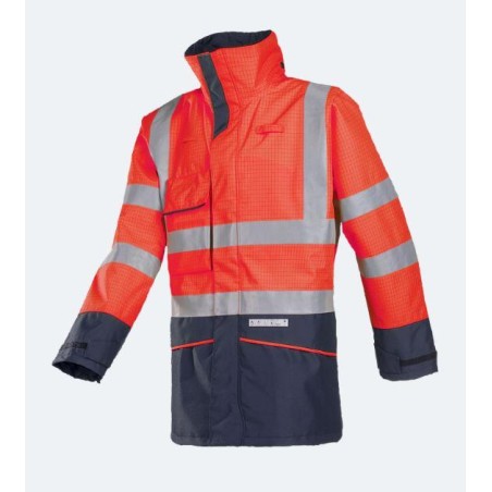 Flame retardant High Visibility, anti-static rain bomber jacket - HEDLAND