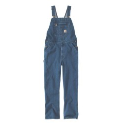 Loose fit denim bib overall...