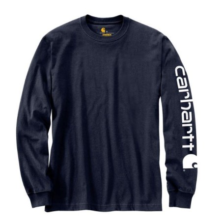 Men's long sleeves T-shirt with sleeve logo - EK231