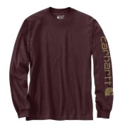 Men's long sleeves T-shirt with sleeve logo - EK231
