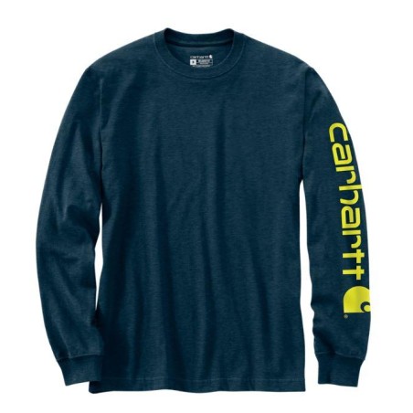 Men's long sleeves T-shirt with sleeve logo - EK231