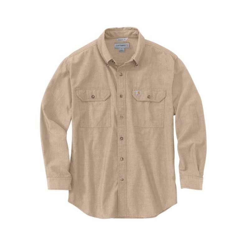 carhartt fort plaid chambray shirt