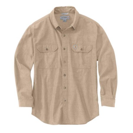 Chemise à manches longues en chambray - 104368