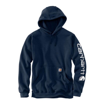 Sweat-shirt à capuche homme avec logo sur la manche - K288