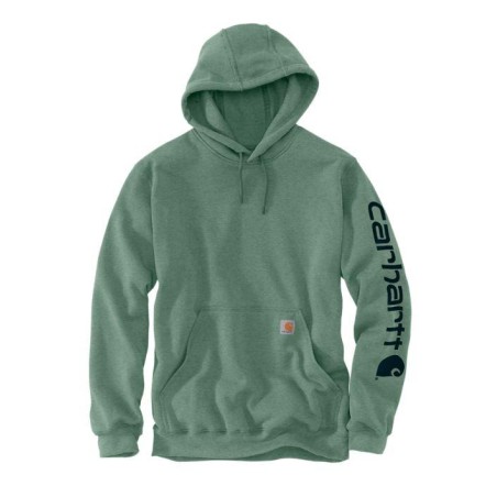 Sweat-shirt à capuche homme avec logo sur la manche - K288