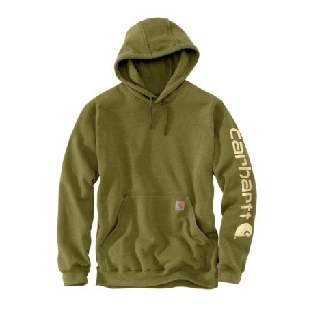 Sweat-shirt à capuche homme avec logo sur la manche - K288