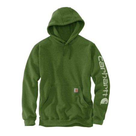 Sweat-shirt à capuche homme avec logo sur la manche - K288