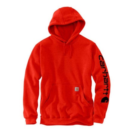 Sweat-shirt à capuche homme avec logo sur la manche - K288