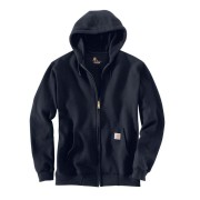 Men's loose fit hooded zip sweater - K122