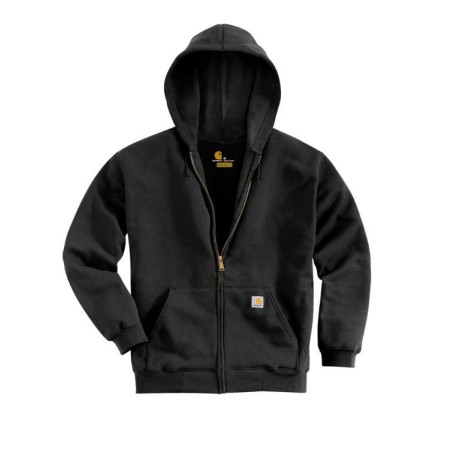 Men's loose fit hooded zip sweater - K122