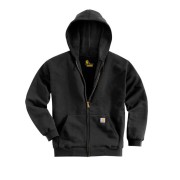 Men's loose fit hooded zip sweater - K122
