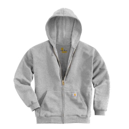 Men's loose fit hooded zip sweater - K122