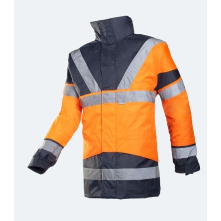 High Visibility rain jacket detachable bodywarmer - SKOLLFIELD