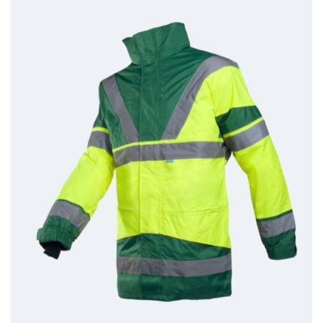 High Visibility rain jacket detachable bodywarmer - SKOLLFIELD