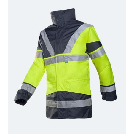 High Visibility rain jacket detachable bodywarmer - SKOLLFIELD