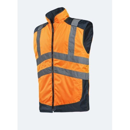 High Visibility reversible body warmer - BURTON