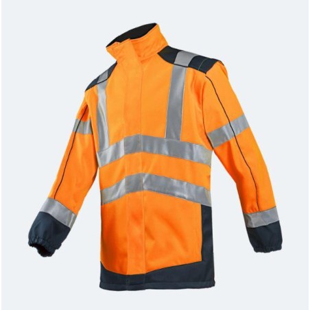 High Visibility softshell jacket detachable sleeves - DRAYTON