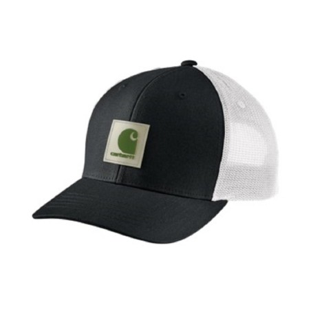 Rugged flex twill mesh back logo patch cap - 105216