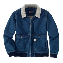 Denimjack met sherpa...