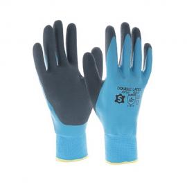 Double coated gloves made of latex - 7075LF