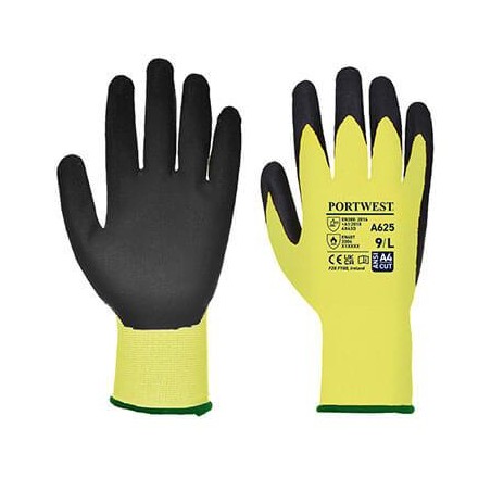 Gants PU Vis-Tex coupure D - A625