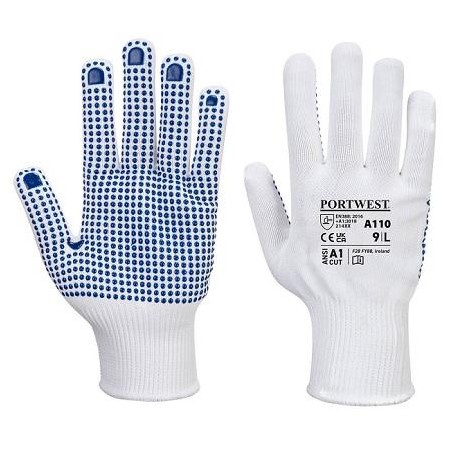 Gants Polka picots PVC - A110