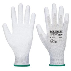 Gants paume enduit PU antistatique - A199