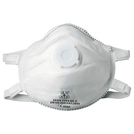 Single masks with valve FFP3 (5 pieces) - 23306