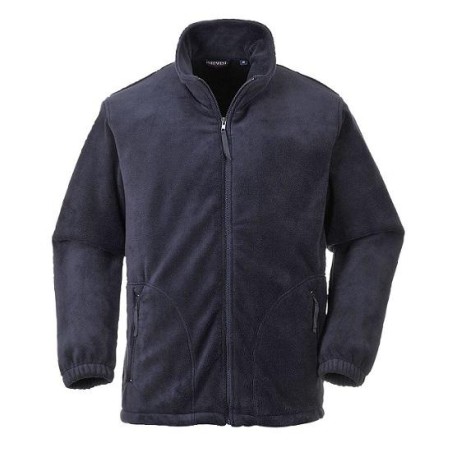 Aran fleece jacket navy - F205