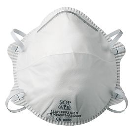 5 masques antipoussière coque 3M 8835 FFP3 R D avec soupape et joint facial
