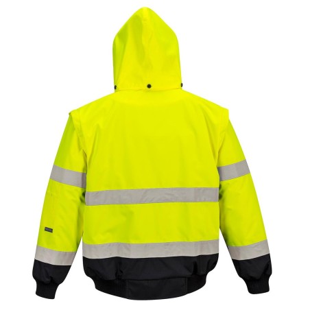 High Visibility contrast bomber jacket - C465